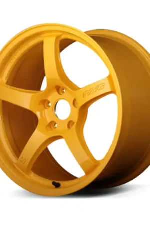 Gram Lights 57CR 18x8.5 +50 5x114.3 Mach Yellow Wheel Fresh Stock