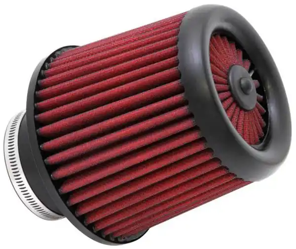AEM Dryflow Air Filter - Round Tapered 5in Top OD x 6 Base OD x 5.563in H x 3in Flange ID While Supplies Last