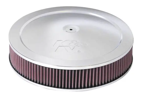 K&N 14in Red Custom Air Cleaner Assembly - 5.125in ID x 14in OD x 2.75in H x 1.25in Drop Base Popular