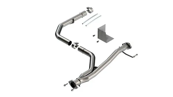 Borla 2021-2022 Toyota Tacoma 3.5L V6 T-304 Stainless Steel Y-Pipe - Brushed Special Offer