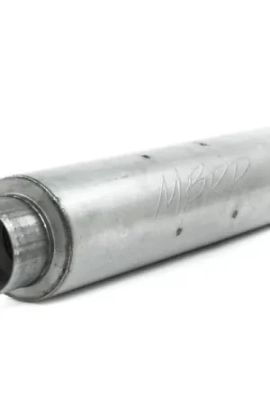 MBRP Universal Quiet Tone Muffler 4in Inlet/Outlet 24in Body 6in Dia 30in Overall Aluminum Limited Edition