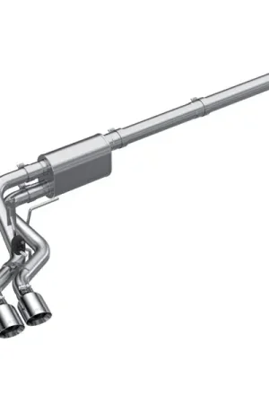 Affordable MBRP 2021 Ford F-150 2.7L EcoBoost / 3.5L EcoBoost / 5.0L 3in Cat Back Single Side Exit Alum