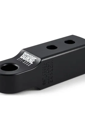 Borne Off-Road CNC Hitch Receiver Shackle 2in Black Original