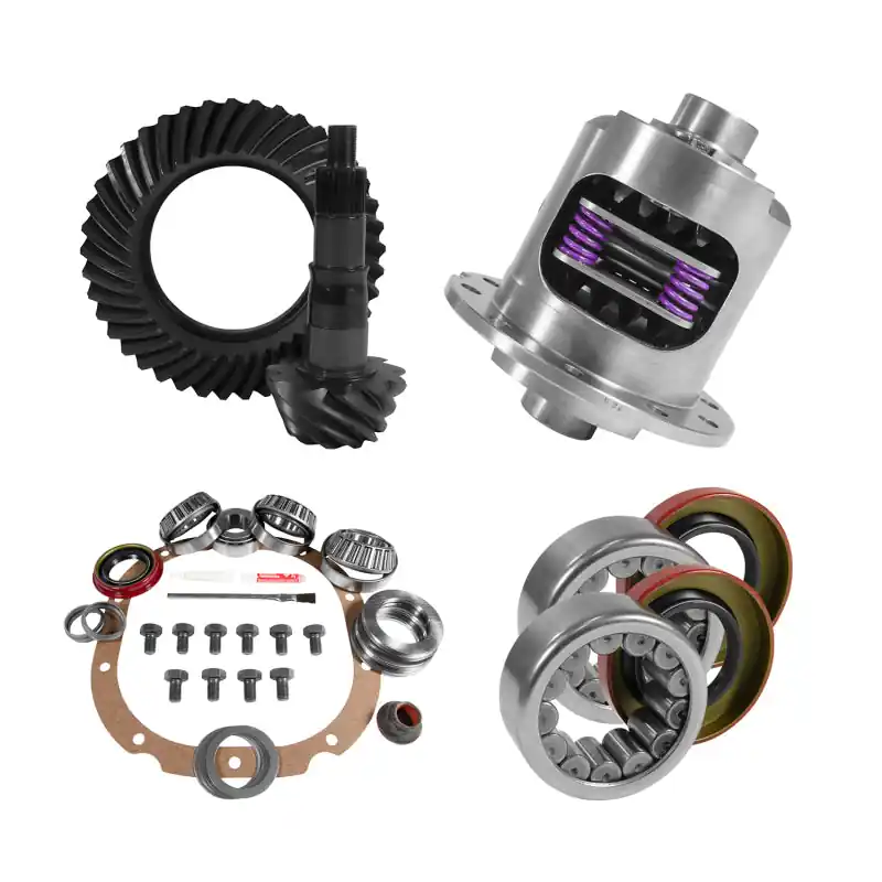 No Minimum Order Yukon 8.8in Ford 3.55 Rear Ring & Pinion Install Kit 31 Spline Positraction 2.99in Axle Bearings