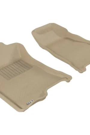 Shop Now 3D MAXpider 2004-2012 Chevrolet/GMC Colorado/Canyon Crew Cab Kagu 1st Row Floormat - Tan