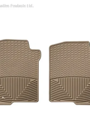 WeatherTech 04-08 Ford F150 Ext Cab Front Rubber Mats - Tan Professional Grade