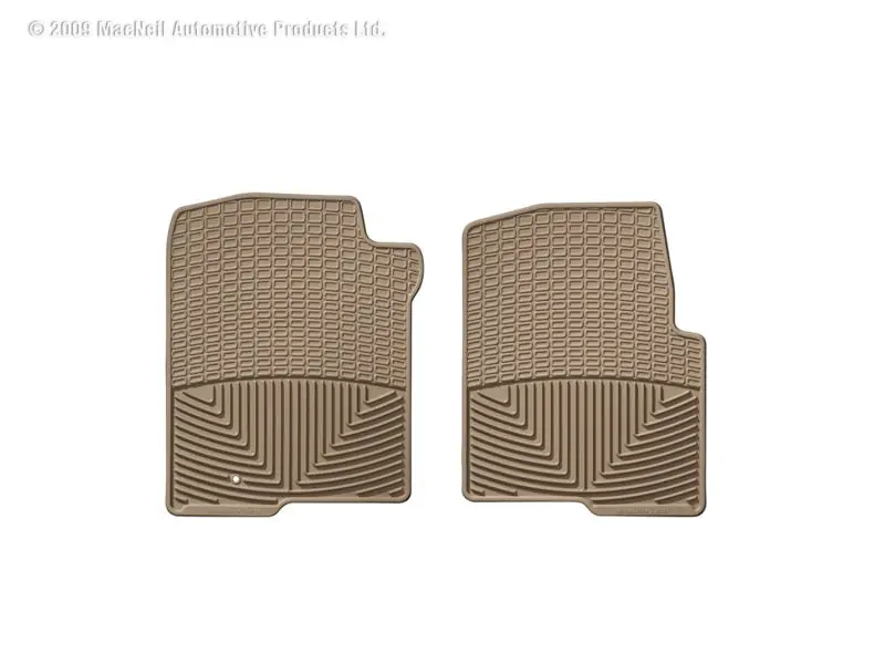 WeatherTech 04-08 Ford F150 Ext Cab Front Rubber Mats - Tan Professional Grade