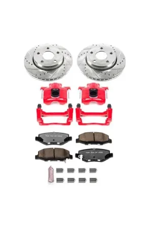 Last Chance Power Stop 07-17 Jeep Wrangler Front Z36 Truck & Tow Brake Kit w/Calipers