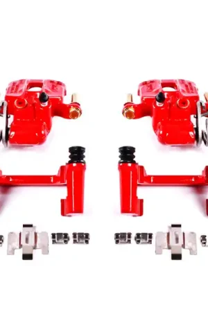 Big Sale Power Stop 94-04 Ford Mustang Rear Red Calipers w/Brackets - Pair