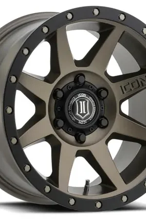 Top Pick ICON Rebound 17x8.5 6x5.5 0mm Offset 4.75in BS 106.1mm Bore Bronze Wheel