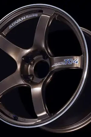 Advan TC4 17x9.0 +45 5x114.3 Umber Bronze Metallic and Ring Wheel Warranty Included