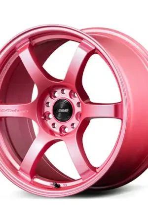 Gram Lights 57CR 18x9.5 +38 5x114.3 Sakura Pink Wheel (w/ Center Cap & No. 21 BK Air Valve) Don’t Miss Out