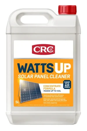 CRC WattsUp 5L Solar Panel Cleaner Concentrate - 1753427 (Bulky Item - Freight Applies) Bargain