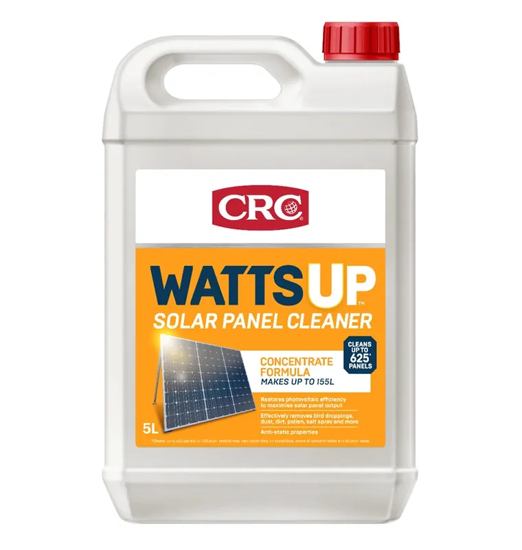 CRC WattsUp 5L Solar Panel Cleaner Concentrate - 1753427 (Bulky Item - Freight Applies) Bargain