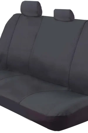 Ilana Car Seat Covers Outback Canvas Size 06H Universal Rear Charcoal - OUT06HCHA (Bulky Item - Freight Applies) In Demand