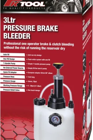 PKTool 3ltr Pump Action Pressure Brake Bleeder - PT50512 (Pickup Only) Limited Time