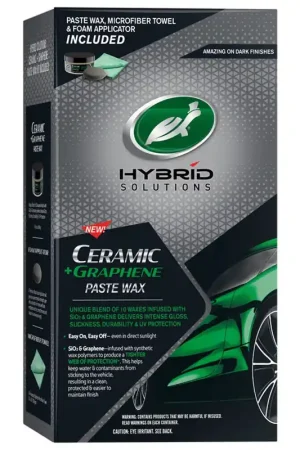 Limited Time Turtle Wax Hybrid Solutions Ceramic Graphene Paste Wax Kit - 103031 53786