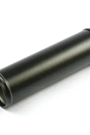 SAAS Pipe 76mm diameter x 200mm Aluminium Black Powder Coat - SP7676200 Fan Favorite