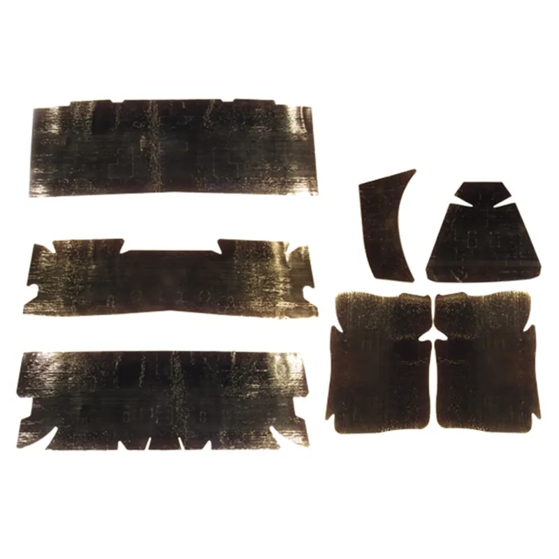 Sound Deadener Tar Paper 7pc for 1970-1981 Chevrolet Camaro 2 Door Hardtop Coupe Top Pick