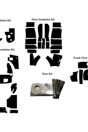 Wholesale 2005-09 Mustang Convertible Complete Kit | Insulation Sound Deadener Kit for 05-10 Ford Mustang Convertible Shield Complete | QRS-MUST 0509-CVAK