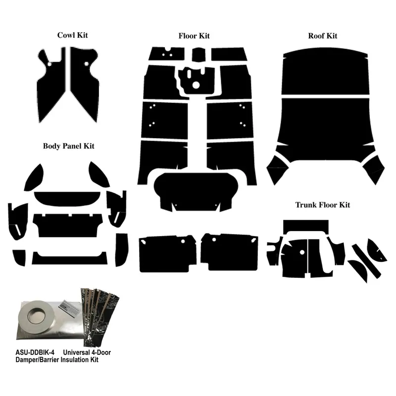 Don’t Miss Out Insulation Sound Deadener Kit for 1949-52 Oldsmobile 88-98 Sedan Shield Complete