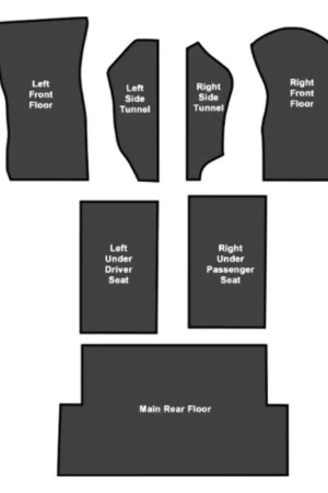 Sound Deadener for 1978-1982 Chevrolet Corvette Die Cut Mastic with Pad 7Pc Shop Now