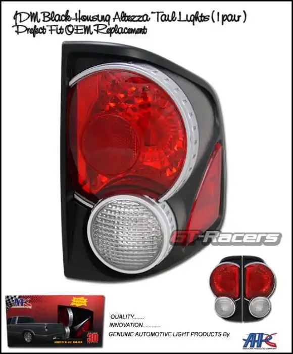High Quality 3D Black Taillights