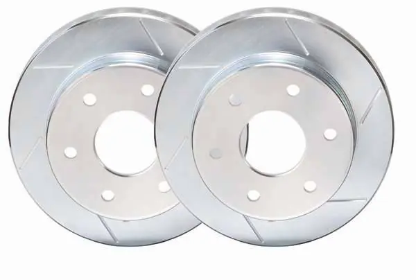 Budget Power Stop Slotted Rotor - Rear Left & Right - JBR971SLR