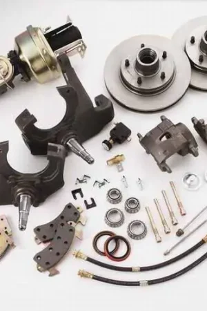 SSBC Power Drum to Disc Brake Conversion Kit with 2 Inch Drop Spindles & 2 Piston Aluminum Calipers - Front - A143 Hassle-Free Returns