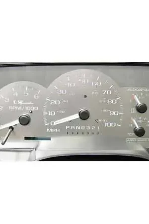 US Speedo Stainless Steel Gauge Face - Displays 110 MPH - Analog - CK1009901 Viral