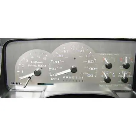 US Speedo Stainless Steel Gauge Face - Displays 110 MPH - Analog - CK1009901 Viral