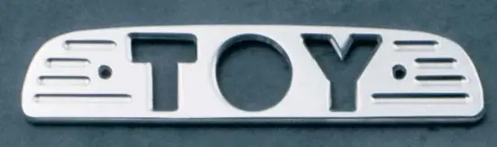 All Sales Third Brake Light Cover - Toy Design - Brushed - 74001 Grab Now