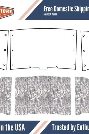 Special Discount Hood Insulation Pad for 1961-66 Ford Truck F-100