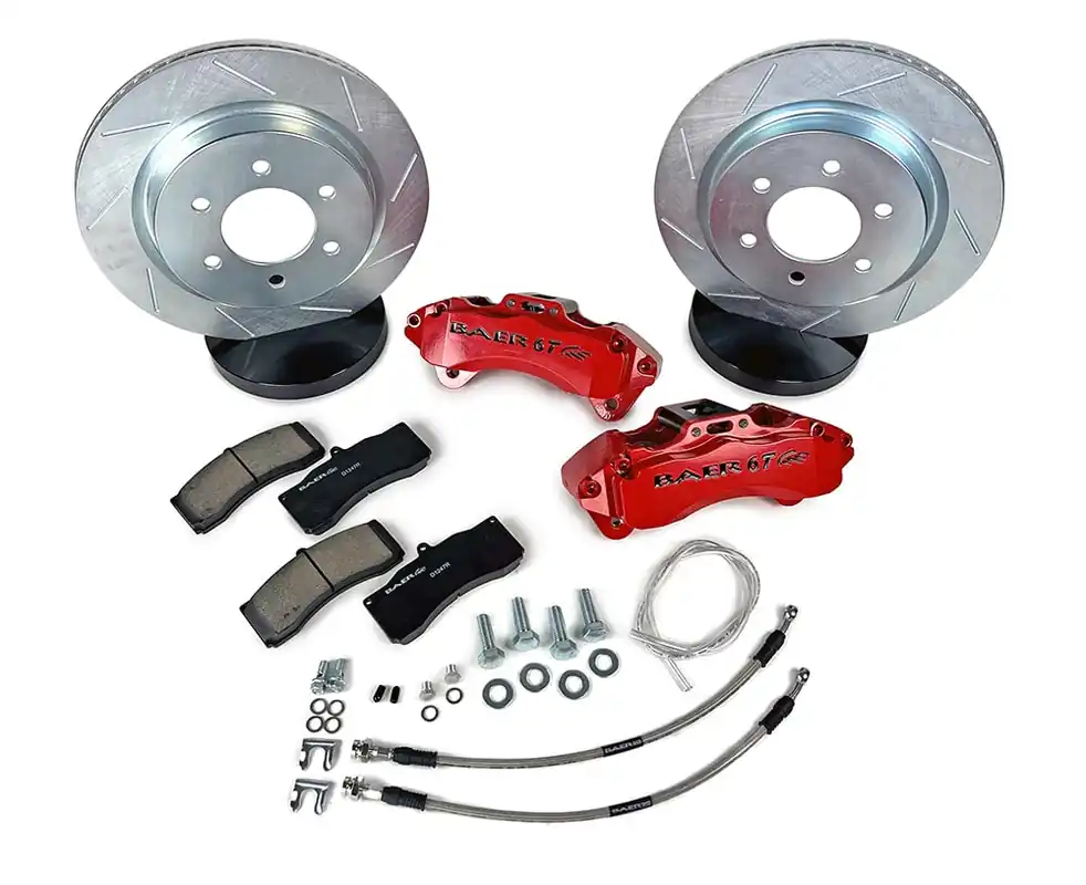 Baer Brakes 4011003R-2 Baer Brakes 13.5" 6T Front Brake Kit, Red, SZ Limited Offer