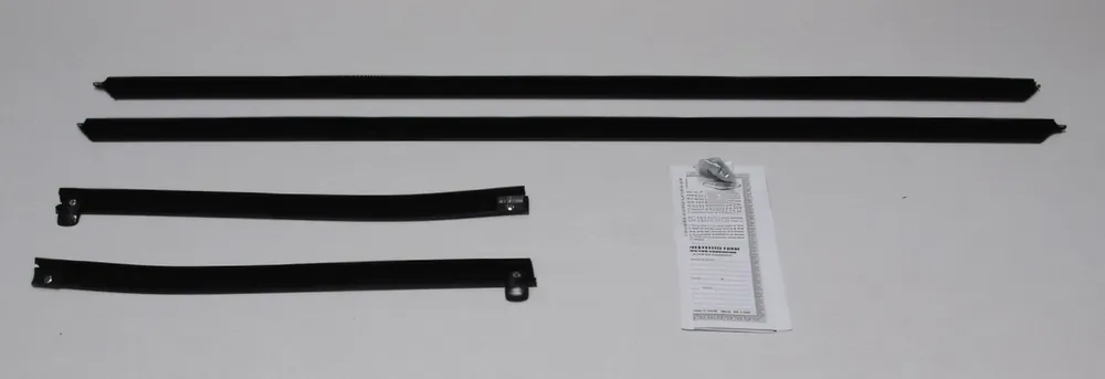 Best Seller Window Sweeps for Chevrolet Chevelle 1970-1972 2Dr Convertible Authentic 4pcs