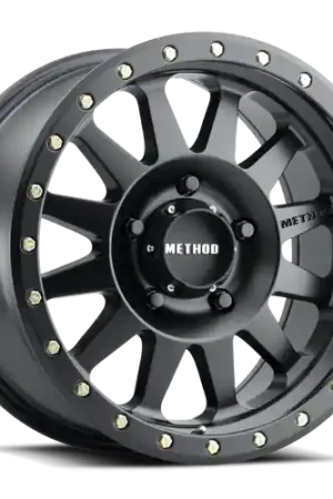 Method Race Wheels | MR304 Double Standard | MATTE BLACK | 18x9 | -12 Offset | 4.5 Backspacing | 5x5 | MR30489050512N Editor’s Pick