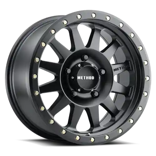 Method Race Wheels | MR304 Double Standard | MATTE BLACK | 18x9 | -12 Offset | 4.5 Backspacing | 5x5 | MR30489050512N Editor’s Pick
