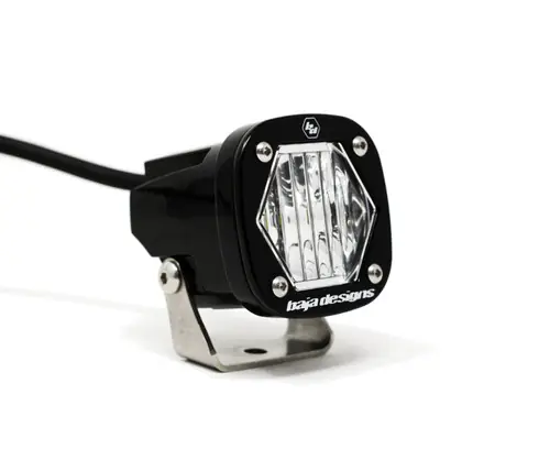 Shop Now Baja Designs S1 Wide Cornering LED Light w/ Mounting Bracket Single - 380005