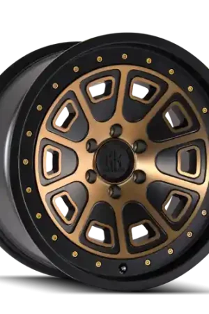 Mayhem 8301 Flat Iron 17x9 / 6x120 BP / -12mm Offset / 66.9mm Hub Matte Black w/ Bronze Tint Wheel Luxury