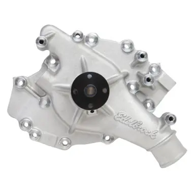 Edelbrock Water Pump High Performance Ford 1970-92 429/460 CI V8 Standard Length Satin Finish - 8866 Free Returns