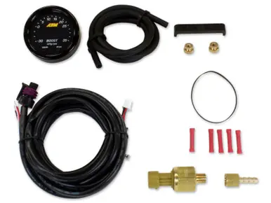 AEM X-Series Boost Pressure -30inHg 60psi Gauge Kit Weekend Sale