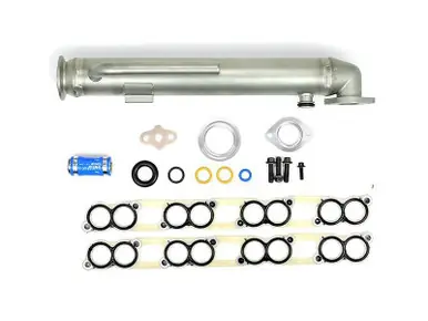 Latest Sinister Diesel 2003 Ford Powerstroke 6.0L EGR Cooler With Install Kit - SD-EGRC-6.0-03-IK
