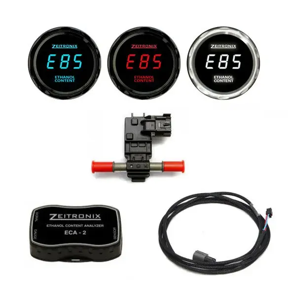 Free Delivery Zeitronix ECA2 V2 Ethanol Content Analyzer Kit w/Sensor, Gauge and PnP Harness (BRZ/86) Blue
