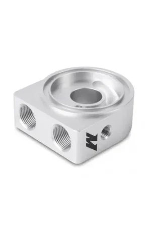 Clearance Mishimoto Oil Sandwich Plate - Silver