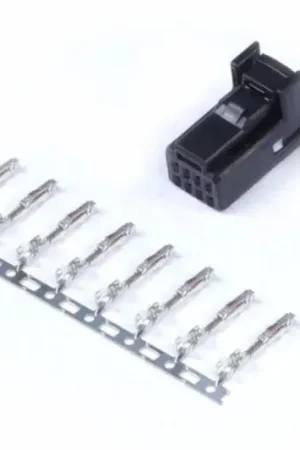 Haltech Plug and Pins Only - 8 Pin Black Tyco Discount