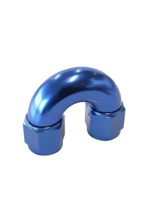 Aeroflow 180 Deg Full Flow Female Swivel Coupler -6AN - Black - 1 Piece Special Offer