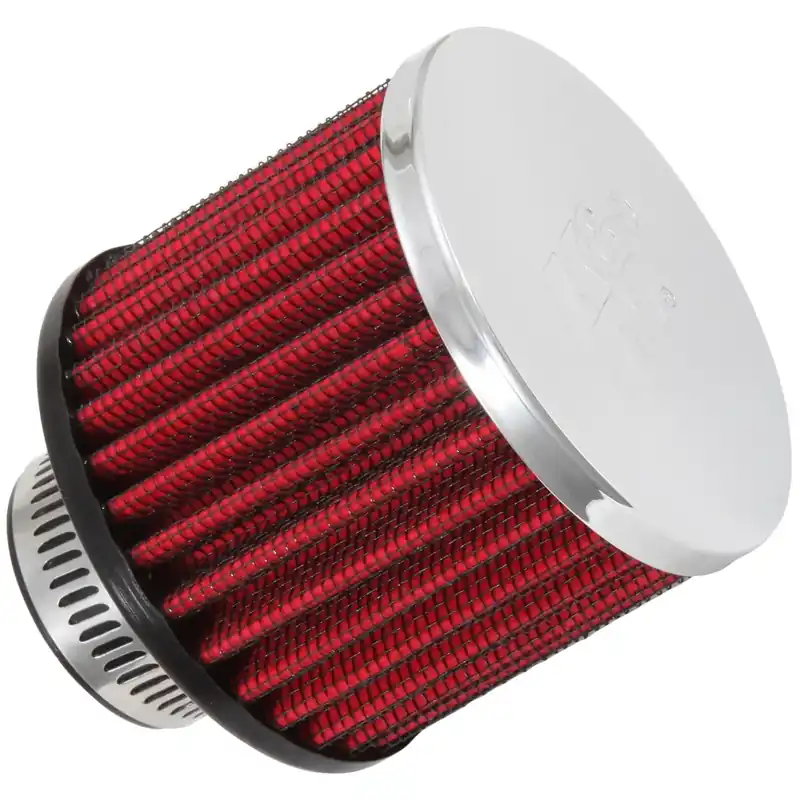 Instant Buy K&N Filters Rubber Base Crank Case Vent Filter - 1.25" ID x 3" OD x 2.5" H - Non-Woven Synthetic