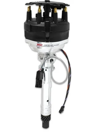 MSD Chevy Cam Sync Distributor, Hall Effect, Large Cap Hall-Effect sync pickup. Must be used with an 6, 7 or 8-series ignition. Fresh Stock