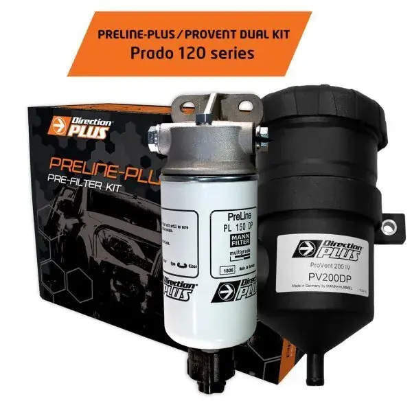 Direction Plus Preline-Plus + Provent Dual Kit (LandCruiser Prado 120 Series 03-09) Free Returns