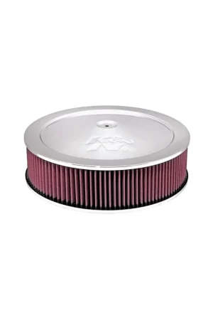 K&N Filters Round Air Filter Assembly - 12" ID x 3.75" H x 5.125" Inlet Clearance